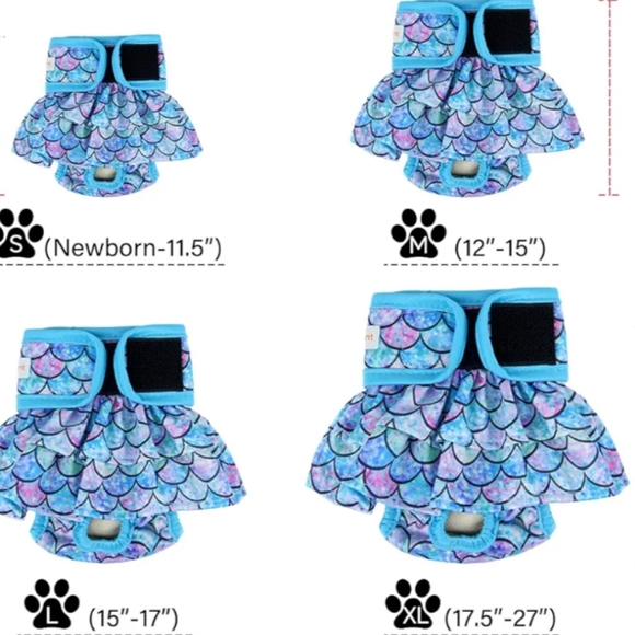 Diapers Langsprit Female Size L Pink Blue Set Of 3 - Picture 10 of 11